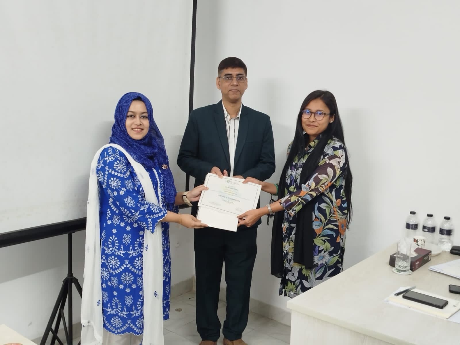 Participant presentation during RBIA training