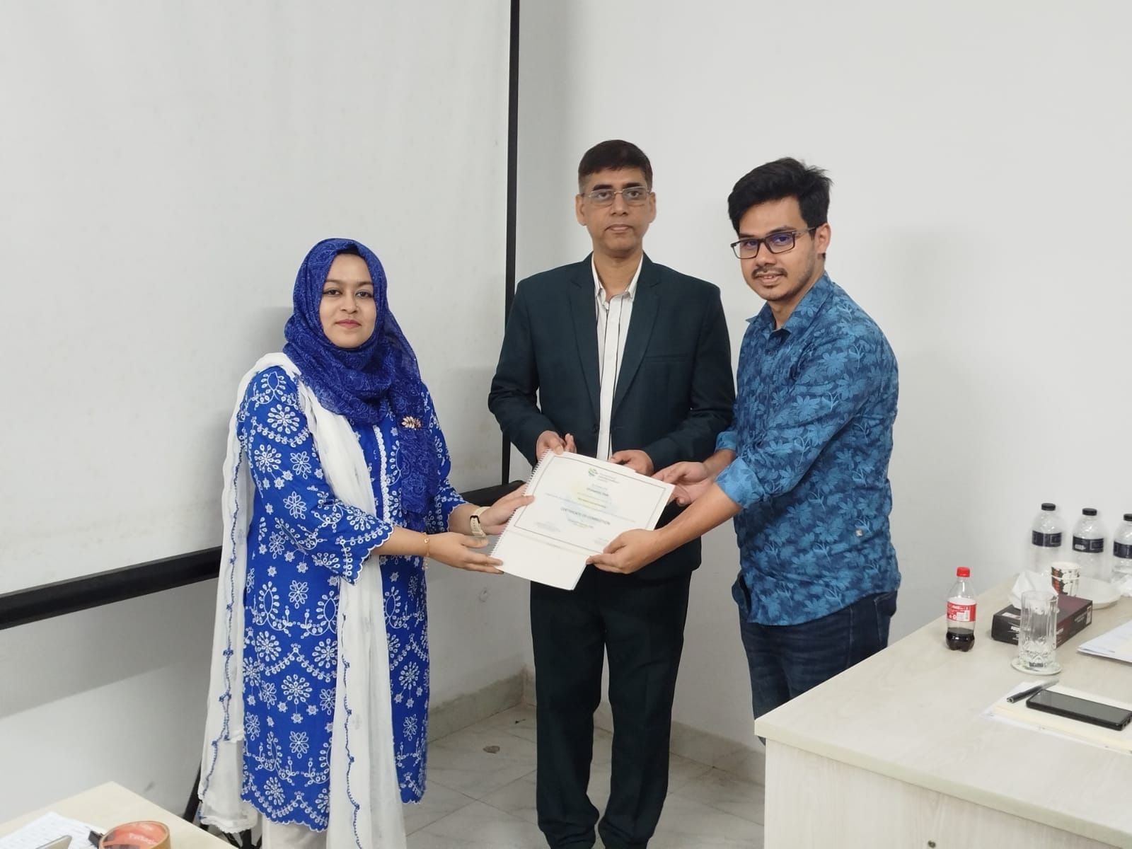 Certificate distribution ceremony