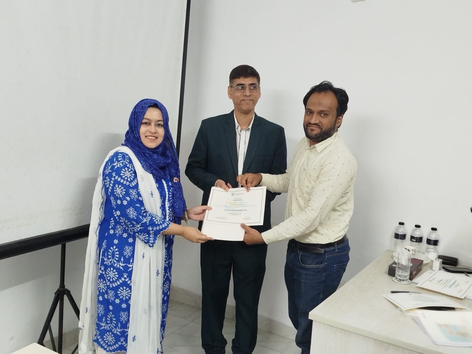 Certificate distribution ceremony
