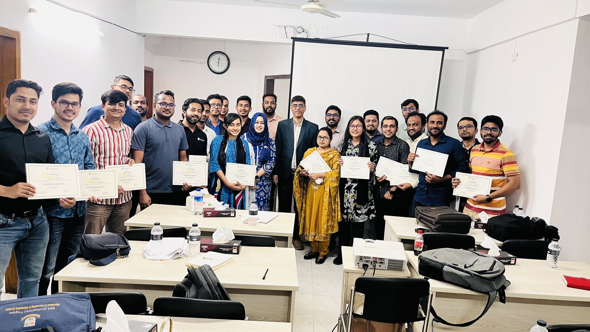 Certificate distribution ceremony